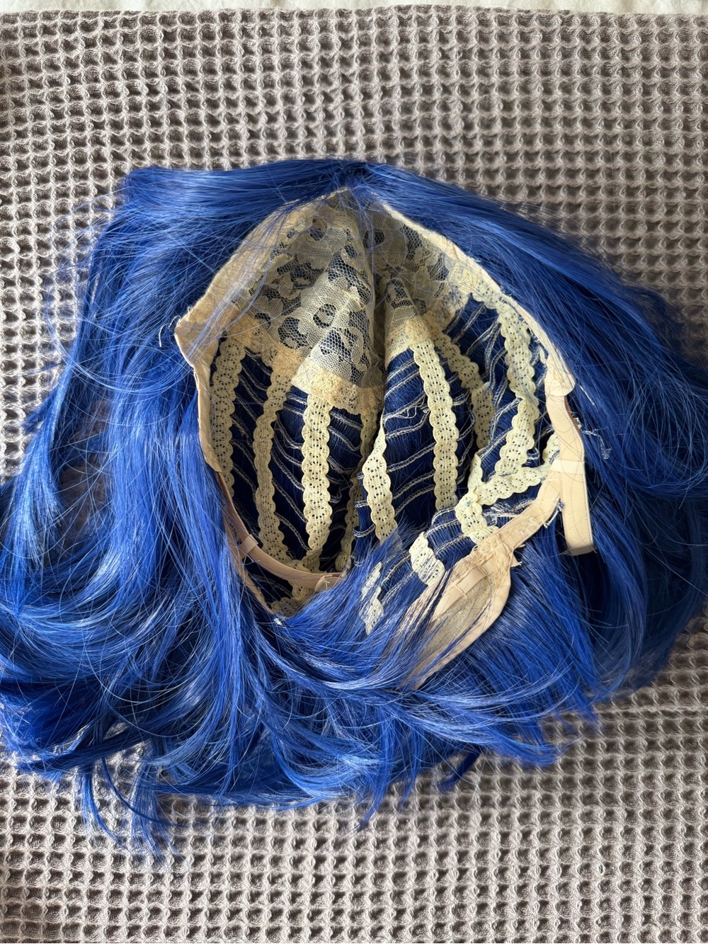 Blue Fashion Wig Bob — Coraline